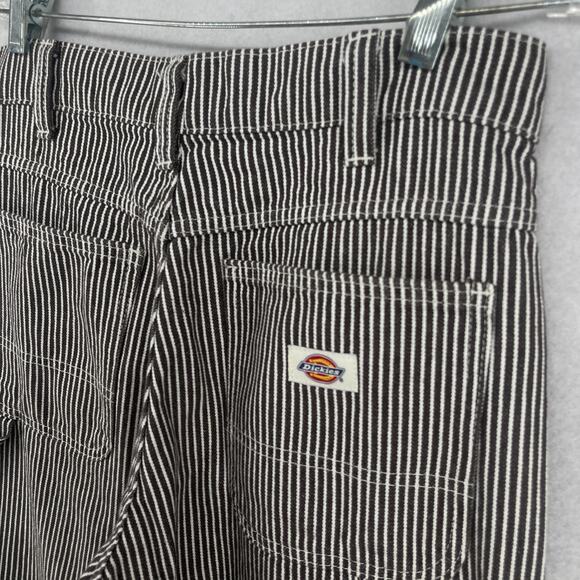 DICKIES Pants 28x32 Garyville Hickory Railroad Stripe Trouser Carpenter Cotton - Picture 7 of 15